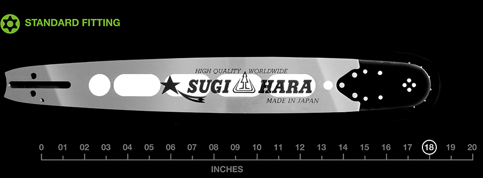 Sugihara 18″ Light Type Pro – .325 .058 72 drive links