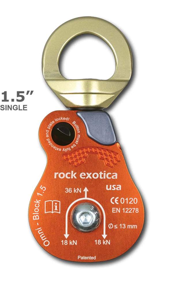 Rock exotica Omni-Block Swivel Pulley 1.5